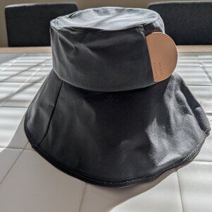 Mature Ha Paraffin Hat Charcoal M Made in Japan Cotton Cowhide Bucket Hat NWT